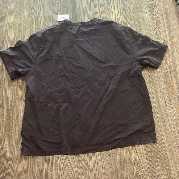 NWOT American Eagle Short Sleeve T-Shirt Printed Standard Fit Cotton Black Sz XL - Picture 7 of 7